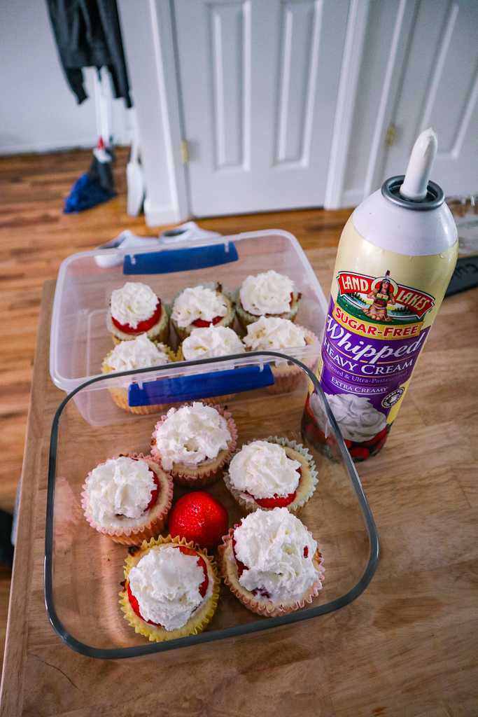 Image of Keto Strawberry Cheesecake Cupcakes, a keto recipe